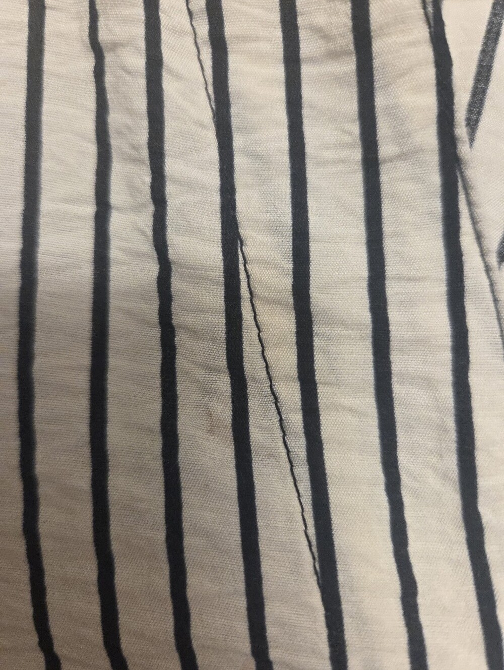 Michael Kors Striped Button Down Blouse Shirt White Black - Picture 6 of 6